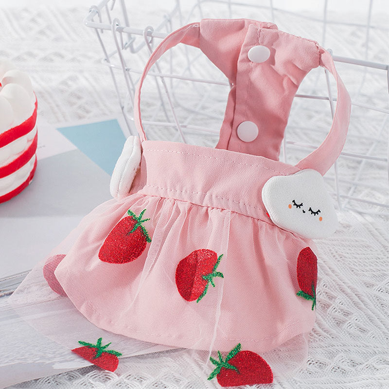 Strawberry Princess Dress For Dog